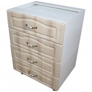 Corp inferior 60 cu 4 sertare Zebra MDF sonoma mustata Corp inferior 60 cu 4 sertare Zebra MDF sonoma mustata